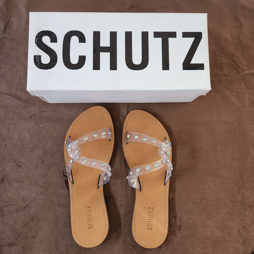SCHUTZ  Cathry Slide Sandal - 8.5
